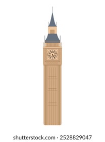 Ilustração vetorial do Big Ben britânico