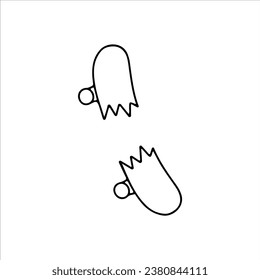 vector illustration of broken skateboard concept