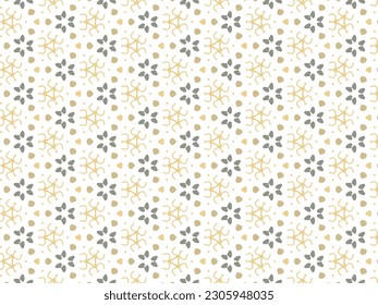 Ilustración vectorial del Resumen Marrón Mandala o Ikat Texture Patrón sin inconvenientes para fondo de papel tapiz.

