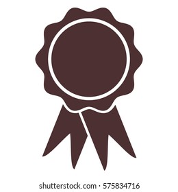 Ilustración vectorial del icono de la marca marrón
