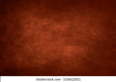 Vector illustration of brown colored abstract grunge texture cloudy background with stains and paint strokes