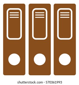 Vector Illustration of Brown File Icon
