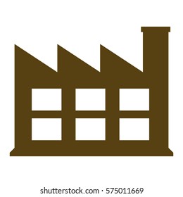 Vektorgrafik des Braunen Industriezeichens
