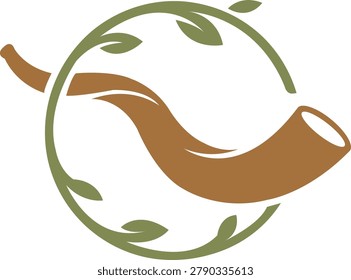 Vector illustration brown pipe