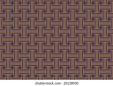 Vector illustration of brown seamless geometric grating retro abstract Background.
