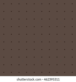 Vector illustration of a brown workshop peg board. Seamless pattern.