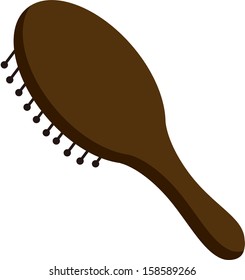 Vector illustration of a brush