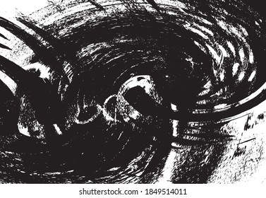 Vektorgrafik von Pinselstrichen, strukturierter Hintergrund. Verzerrte Overlay-Textur. brüchiger Hintergrund. Abstrakter strukturierter Effekt. 