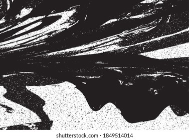 Ilustración vectorial del fondo de textura de brocas. Textura superpuesta angustiada. Borde de fondo. Efecto texturado abstracto. 