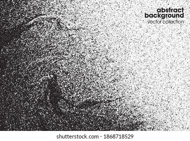 Vector illustration of brush srokes texture background. Distressed overlay texture. Grunge background. Abstract textured effect.