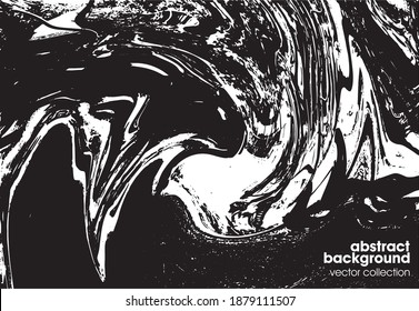 Vector illustration of brush srokes texture background. Distressed overlay texture. Grunge background. Abstract textured effect. 