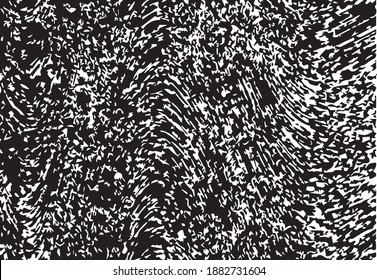 Vector illustration of brush srokes texture background. Distressed overlay texture. Grunge background. Abstract textured effect. 