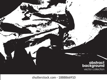 Ilustración vectorial del fondo de textura de brocas. Textura superpuesta angustiada. Borde de fondo. Efecto texturado abstracto. 