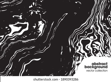 Ilustración vectorial del fondo de textura de brocas. Textura superpuesta angustiada. Borde de fondo. Efecto texturado abstracto. 
