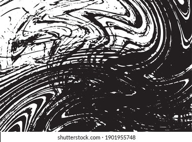 Ilustración vectorial del fondo de textura de brocas. Textura superpuesta angustiada. Borde de fondo. Efecto texturado abstracto. 