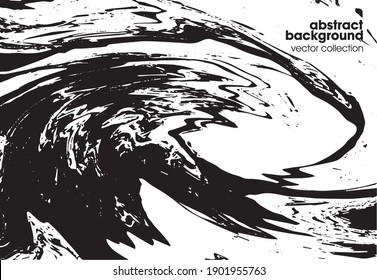 Ilustración vectorial del fondo de textura de brocas. Textura superpuesta angustiada. Borde de fondo. Efecto texturado abstracto. 