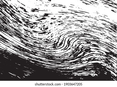 Ilustración vectorial del fondo de textura de brocas. Textura superpuesta angustiada. Borde de fondo. Efecto texturado abstracto. 