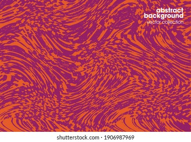 Ilustración vectorial del fondo de textura de brocas. Textura superpuesta angustiada. Borde de fondo. Efecto texturado abstracto. 
