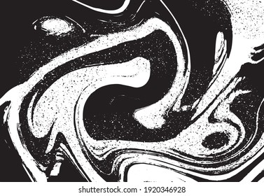 Vector illustration of brush srokes texture background. Distressed overlay texture. Grunge background. Abstract textured effect. 