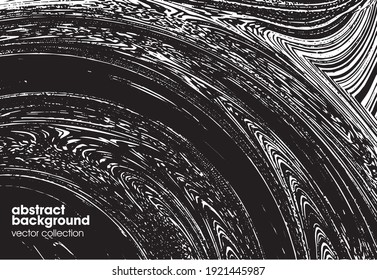 Vector illustration of brush srokes texture background. Distressed overlay texture. Grunge background. Abstract textured effect. 