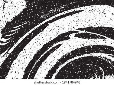 Ilustración vectorial del fondo de textura de brocas. Textura superpuesta angustiada. Borde de fondo. Efecto texturado abstracto. 