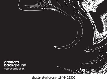 Vector illustration of brush srokes texture background. Distressed overlay texture. Grunge background. Abstract textured effect. 