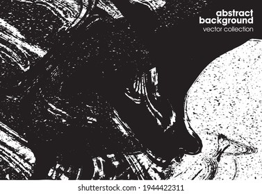 Ilustración vectorial del fondo de textura de brocas. Textura superpuesta angustiada. Borde de fondo. Efecto texturado abstracto. 
