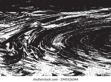 Vector illustration of brush srokes texture background. Distressed overlay texture. Grunge background. Abstract textured effect. 
