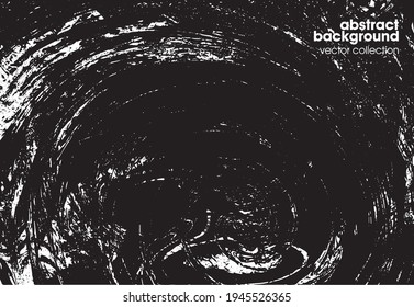 Vector illustration of brush srokes texture background. Distressed overlay texture. Grunge background. Abstract textured effect. 