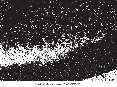 Vector illustration of brush srokes texture background. Distressed overlay texture. Grunge background. Abstract textured effect. 
