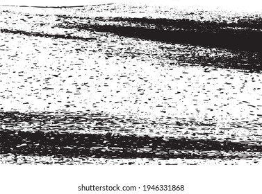 Vector illustration of brush srokes texture background. Distressed overlay texture. Grunge background. Abstract textured effect. 