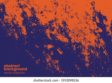 Vector illustration of brush srokes texture background. Distressed overlay texture. Grunge background. Abstract textured effect. 
