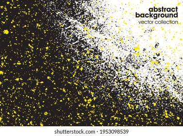 Ilustración vectorial del fondo de textura de brocas. Textura superpuesta angustiada. Borde de fondo. Efecto texturado abstracto. 