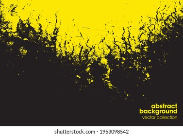 Vector illustration of brush srokes texture background. Distressed overlay texture. Grunge background. Abstract textured effect. 