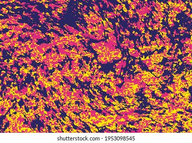 Ilustración vectorial del fondo de textura de brocas. Textura superpuesta angustiada. Borde de fondo. Efecto texturado abstracto. 
