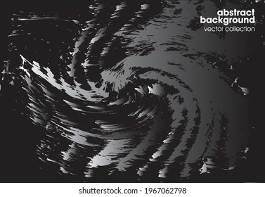 Vector illustration of brush srokes texture background. Distressed overlay texture. Grunge background. Abstract textured effect. 