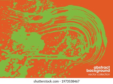Vector illustration of brush srokes texture background. Distressed overlay texture. Grunge background. Abstract textured effect. 