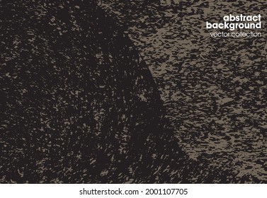 Vektorgrafik von Pinselstrichen, strukturierter Hintergrund. Verzerrte Overlay-Textur. brüchiger Hintergrund. Abstrakter strukturierter Effekt. 