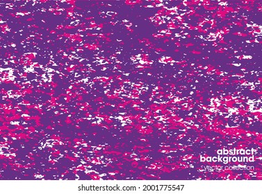 Ilustración vectorial del fondo de textura de brocas. Textura superpuesta angustiada. Borde de fondo. Efecto texturado abstracto. 