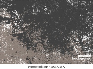 Vector illustration of brush srokes texture background. Distressed overlay texture. Grunge background. Abstract textured effect. 
