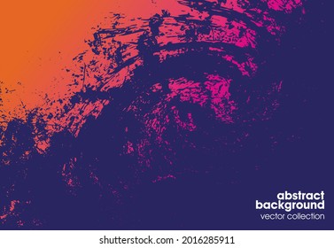 Vector illustration of brush srokes texture background. Distressed overlay texture. Grunge background. Abstract textured effect. 