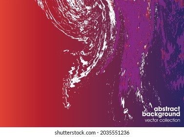 Vektorgrafik von Pinselstrichen, strukturierter Hintergrund. Verzerrte Overlay-Textur. brüchiger Hintergrund. Abstrakter strukturierter Effekt. 