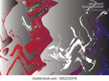Vector illustration of brush srokes texture background. Distressed overlay texture. Grunge background. Abstract textured effect. 