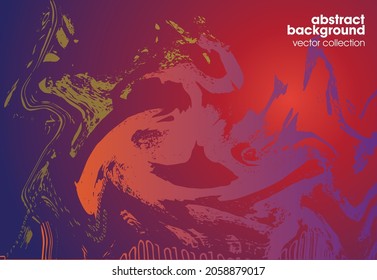 Ilustración vectorial del fondo de textura de brocas. Textura superpuesta angustiada. Borde de fondo. Efecto texturado abstracto. 