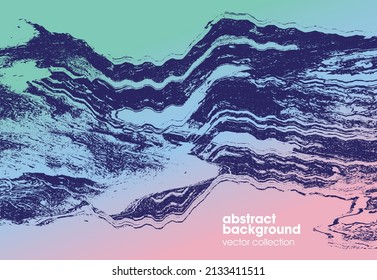 Ilustración vectorial del fondo de textura de brocas. Textura superpuesta angustiada. Borde de fondo. Efecto texturado abstracto. 