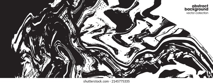 Vector illustration of brush srokes texture background. Distressed overlay texture. Grunge background. Abstract textured effect. 