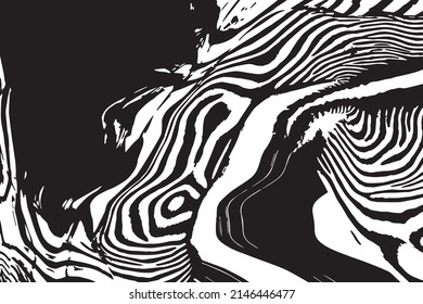 Ilustración vectorial del fondo de textura de brocas. Textura superpuesta angustiada. Borde de fondo. Efecto texturado abstracto. 