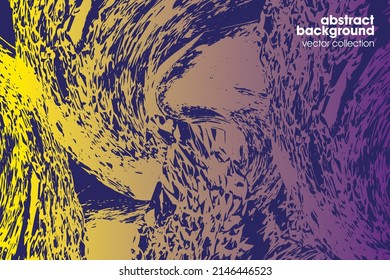 Vector illustration of brush srokes texture background. Distressed overlay texture. Grunge background. Abstract textured effect. 