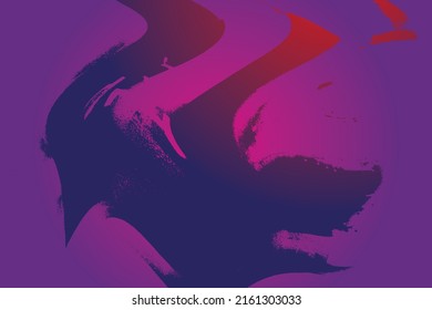 Vektorgrafik von Pinselstrichen, strukturierter Hintergrund. Verzerrte Overlay-Textur. brüchiger Hintergrund. Abstrakter strukturierter Effekt. 