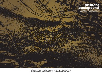 Vector illustration of brush srokes texture background. Distressed overlay texture. Grunge background. Abstract textured effect. 